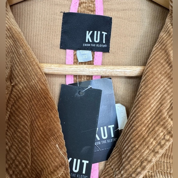 Kut from the Kloth Women's Camel Corduroy Jacket - Picture 11 of 15